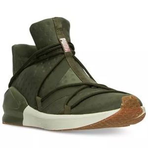 Puma Fierce Rope Velvet Olive Green 7W *LIKE NEW*